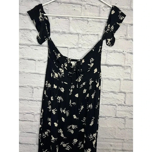 AMUSE SOCIETY Regency Off the Shoulder Midi Dress Floral Print size XS - Picture 5 of 11